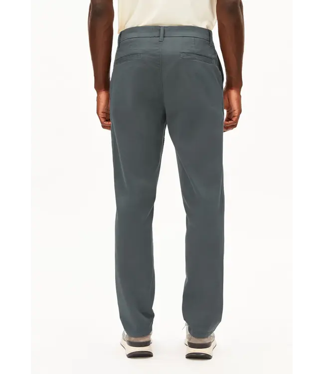 ARMEDANGELS •• AASTER Chinobroek | Steel Steel