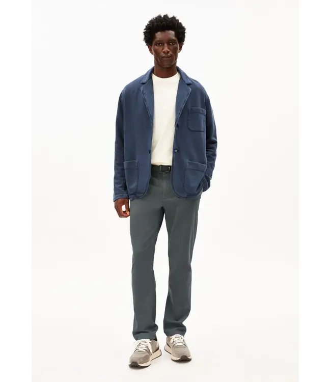 ARMEDANGELS •• AASTER Chinobroek | Steel Steel