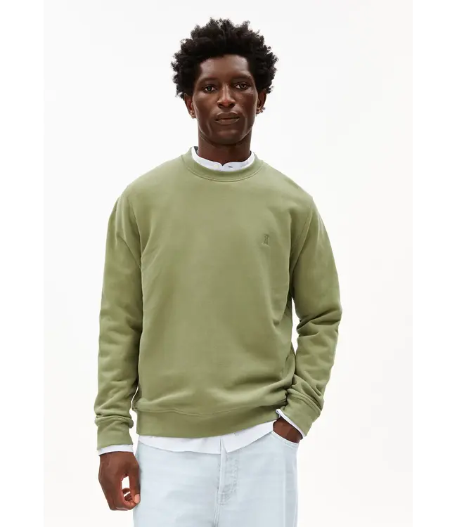 ARMEDANGELS •• BAARO LOOP SWEATSHIRT | Fatigue Green