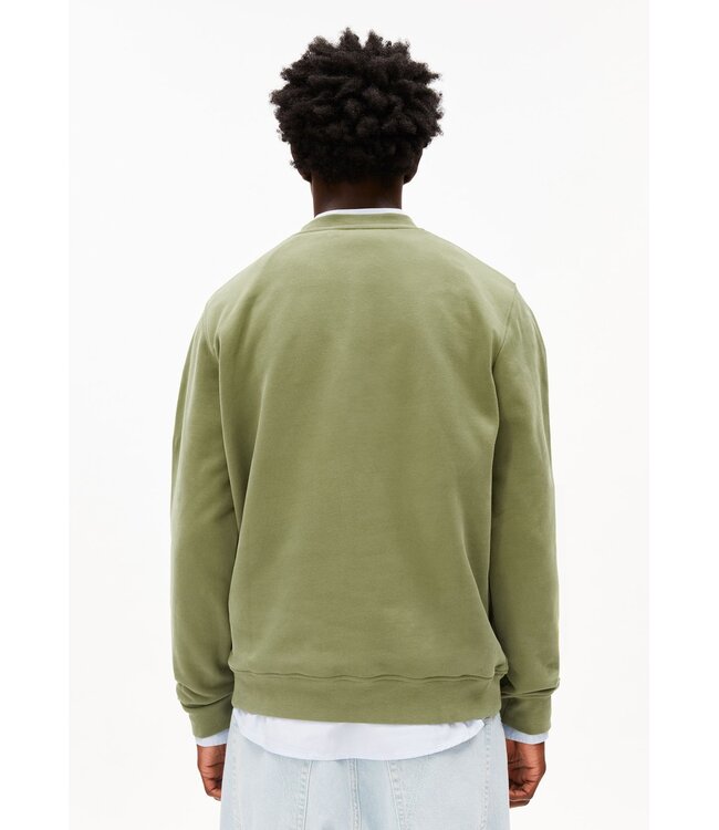 ARMEDANGELS •• BAARO LOOP SWEATSHIRT | Fatigue Green