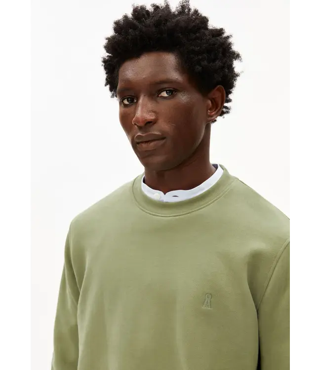 ARMEDANGELS •• BAARO LOOP SWEATSHIRT | Fatigue Green