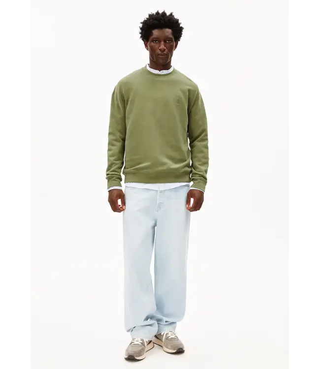 ARMEDANGELS •• BAARO LOOP SWEATSHIRT | Fatigue Green