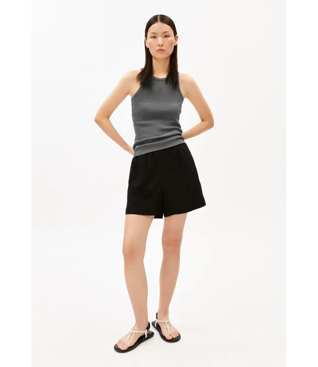 ARMEDANGELS •• GMT DYE RIB TOP | Space Steel