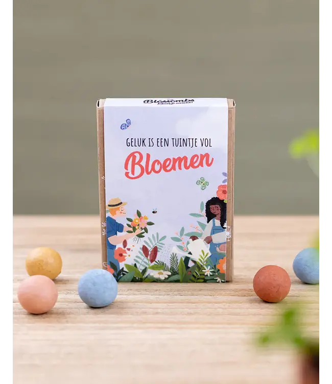 BLOSSOMBS •• Gift Box Mini | Geluk is een tuintje vol Bloemen
