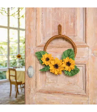 SJAAL MET VERHAAL  •• Krans Zonnebloem XL