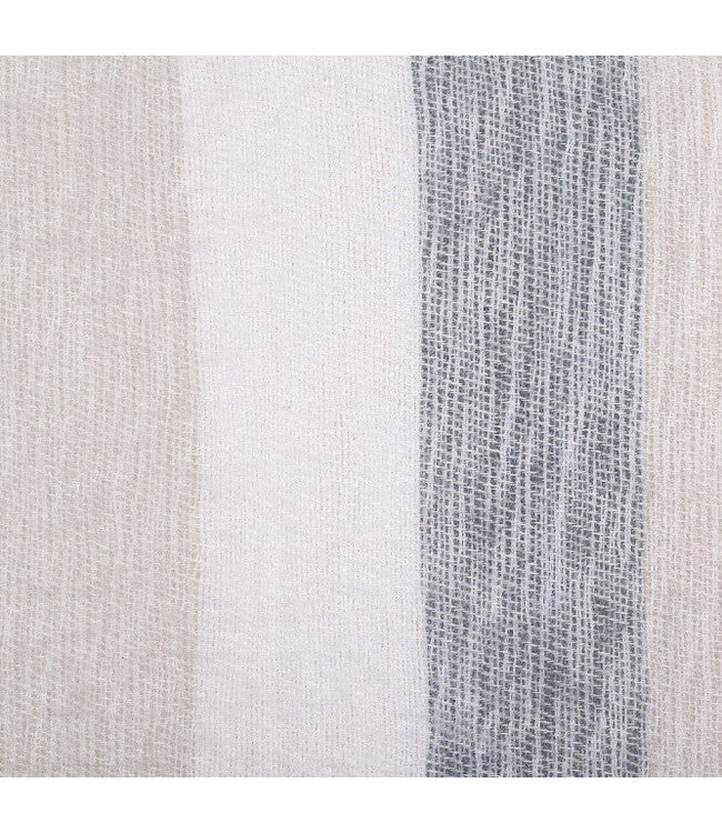 SJAAL MET VERHAAL  •• Kleine sjaal Creme Grijs