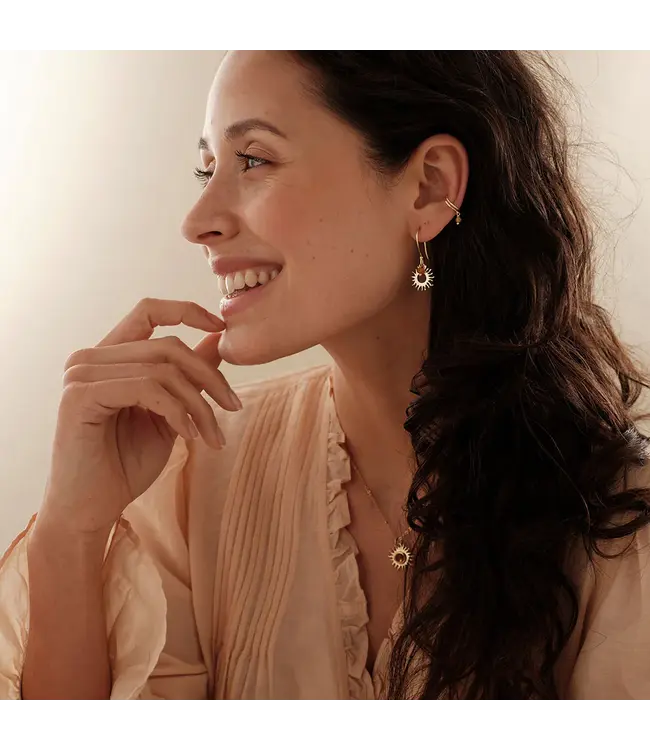 A BEAUTIFUL STORY •• Gemstone Ear Cuff Citrine 126