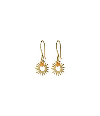 A BEAUTIFUL STORY •• Generous Carnelian Oorbellen 126 Goud