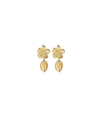 A BEAUTIFUL STORY •• Ember Citrine Oorbellen