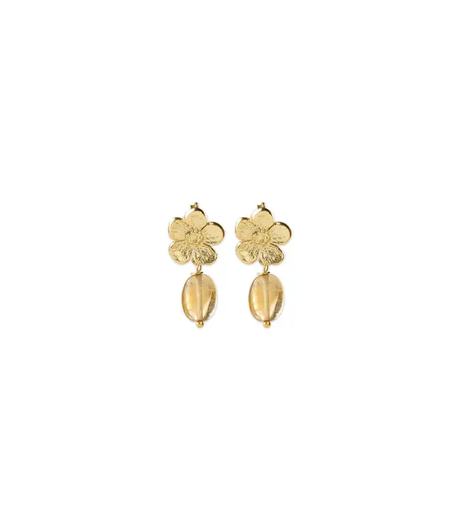 A BEAUTIFUL STORY •• Ember Citrine Oorbellen