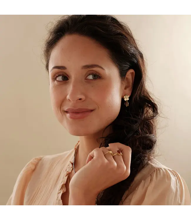 A BEAUTIFUL STORY •• Ember Citrine Oorbellen