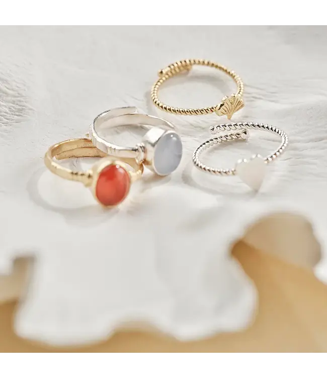 A BEAUTIFUL STORY •• Honorable Heart Ring Zilver