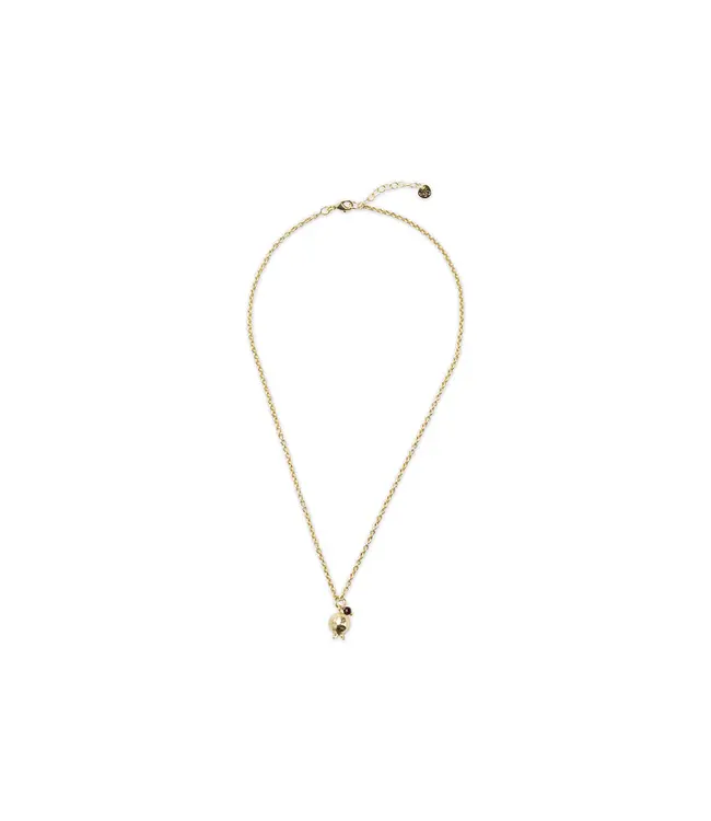 A BEAUTIFUL STORY •• Align Garnet Ketting Goud