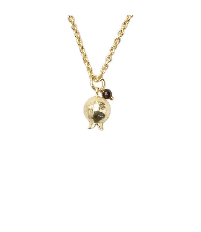 A BEAUTIFUL STORY •• Align Garnet Ketting Goud