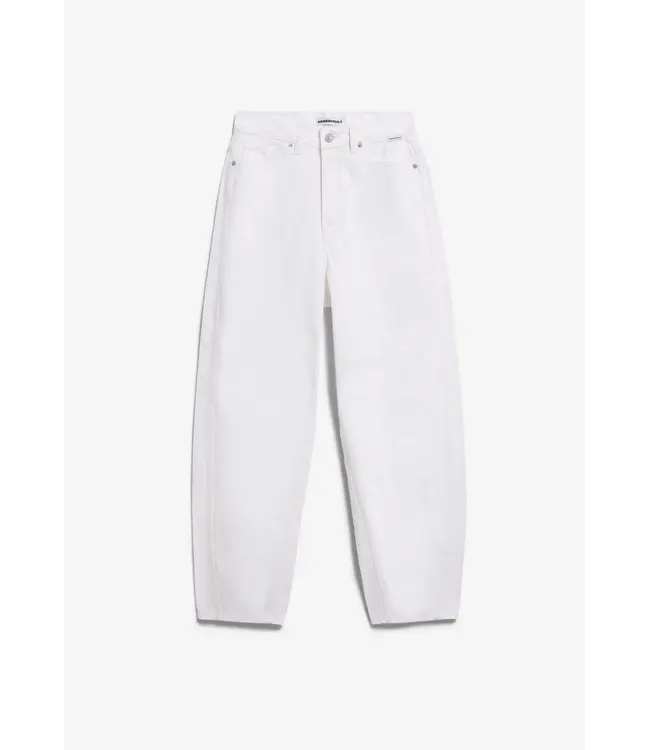 ARMEDANGELS •• Jeans BAARLY High Waist Barrel | White