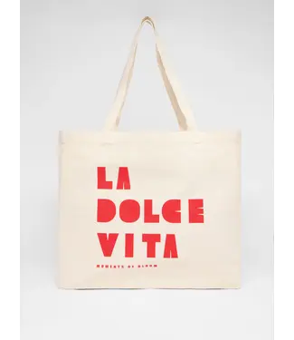 LANIUS •• Statement Bag 'Dolce' GOTS | Print de la dolce vita