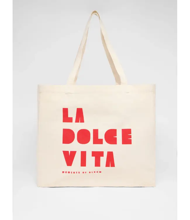 LANIUS •• Statement Bag 'Dolce' GOTS | Print de la dolce vita