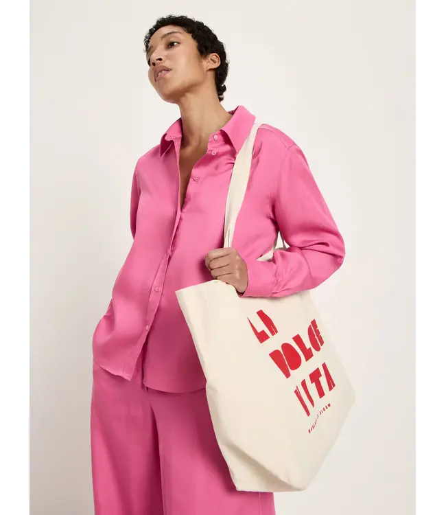 LANIUS •• Statement Bag 'Dolce' GOTS | Print de la dolce vita