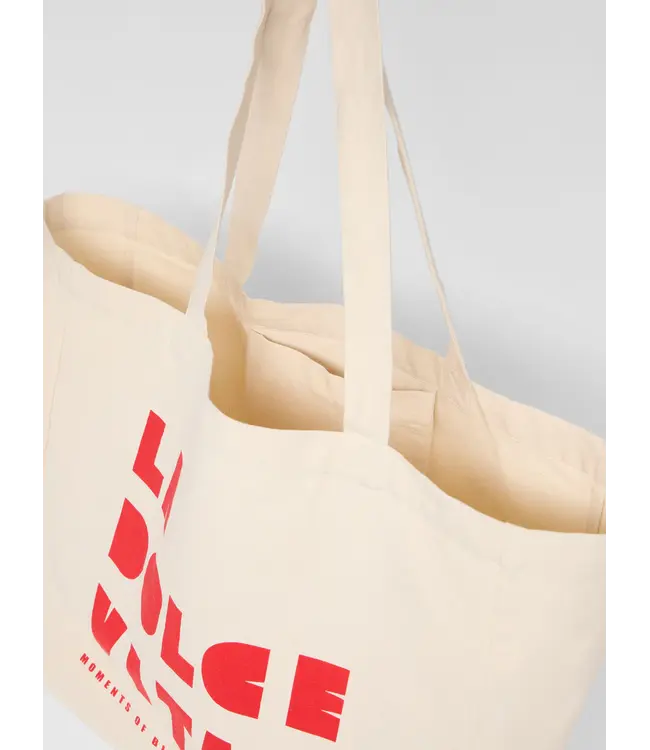 LANIUS •• Statement Bag 'Dolce' GOTS | Print de la dolce vita