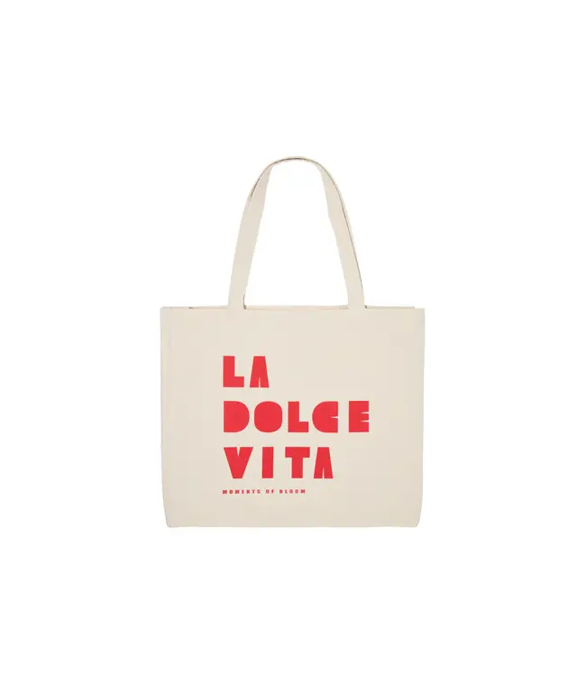 LANIUS •• Statement Bag 'Dolce' GOTS | Print de la dolce vita