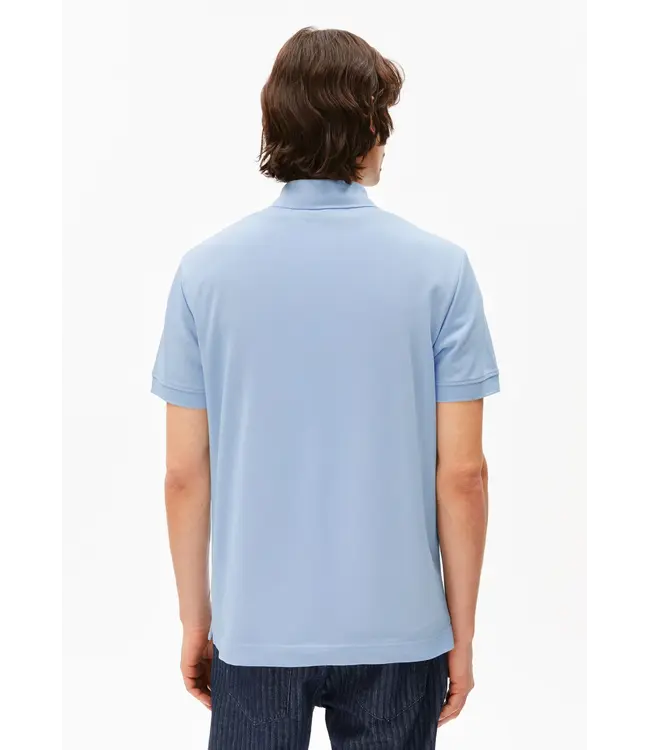 ARMEDANGELS •• Heren polo MAARIO |  bio-katoen | Wedgwood