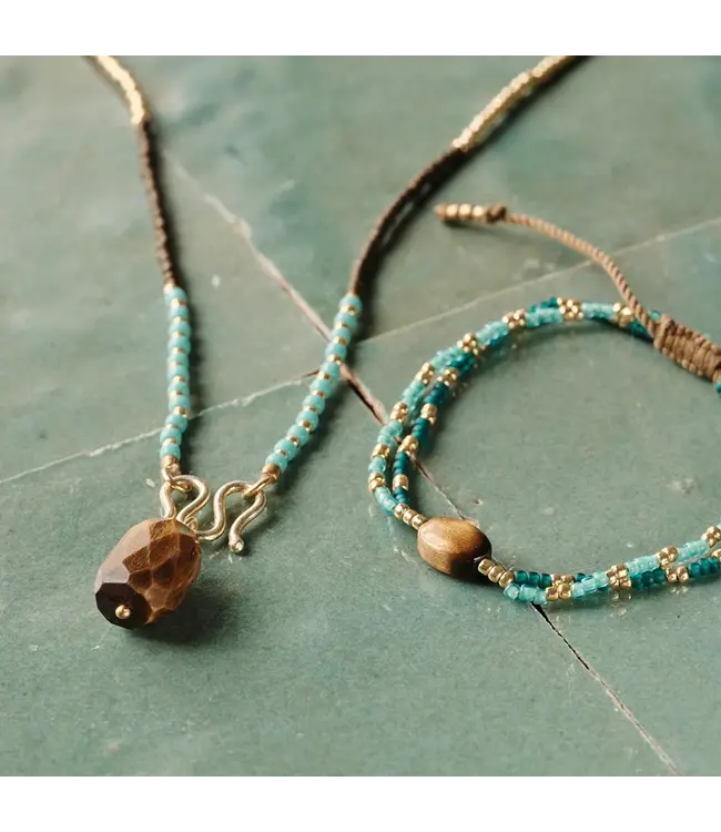 A BEAUTIFUL STORY •• Shining Tiger Eye Bracelet