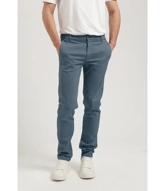 MUD Jeans •• Chino Scott mid Tapered | Slate blue