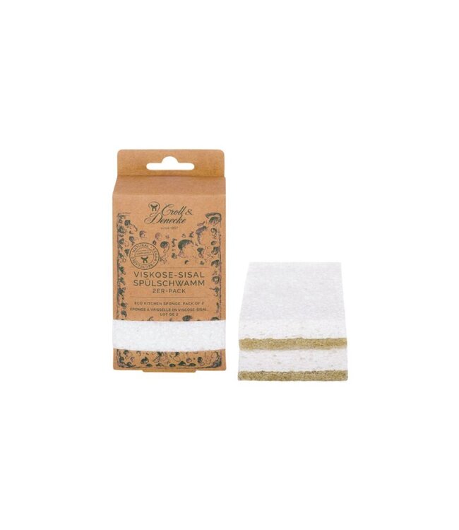 Croll en Denecke •• Schuurspons Eco - Set van 2