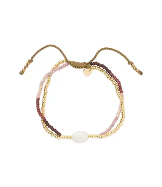 A BEAUTIFUL STORY •• Shining Moonstone Armband