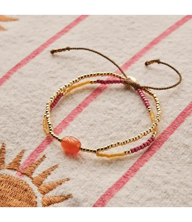 A BEAUTIFUL STORY •• Shining Carneool Armband