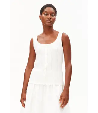 ARMEDANGELS •• Pointelle top | White