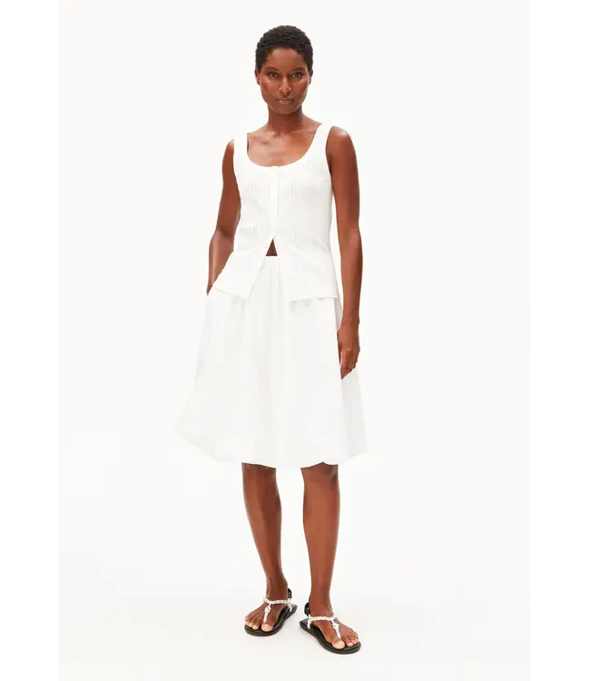 ARMEDANGELS •• Pointelle top | White