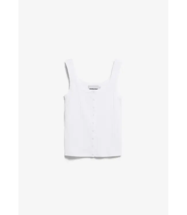 ARMEDANGELS •• Pointelle top | White
