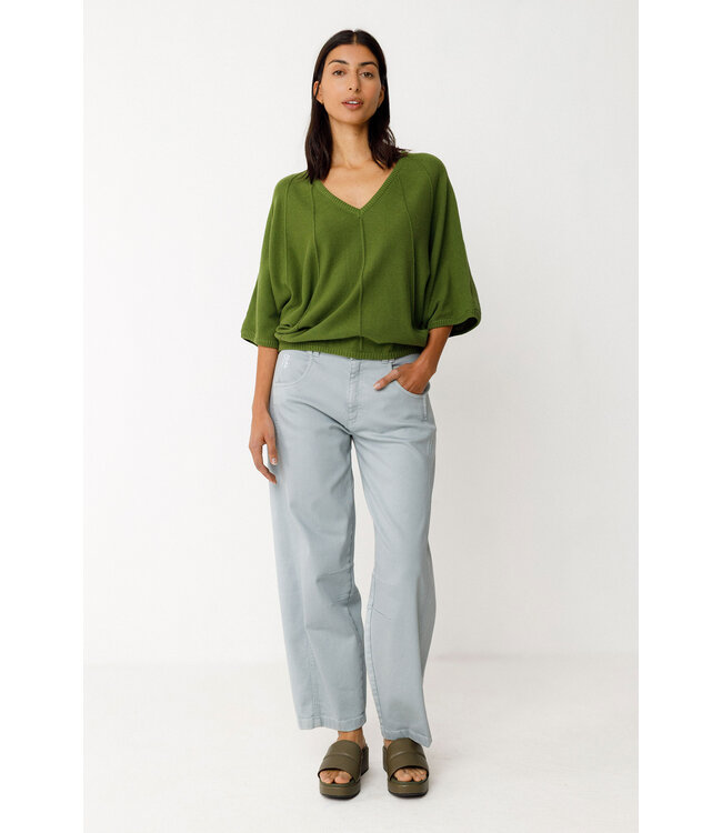 SKFK •• Gebreide Top OLAIA | Dark Green