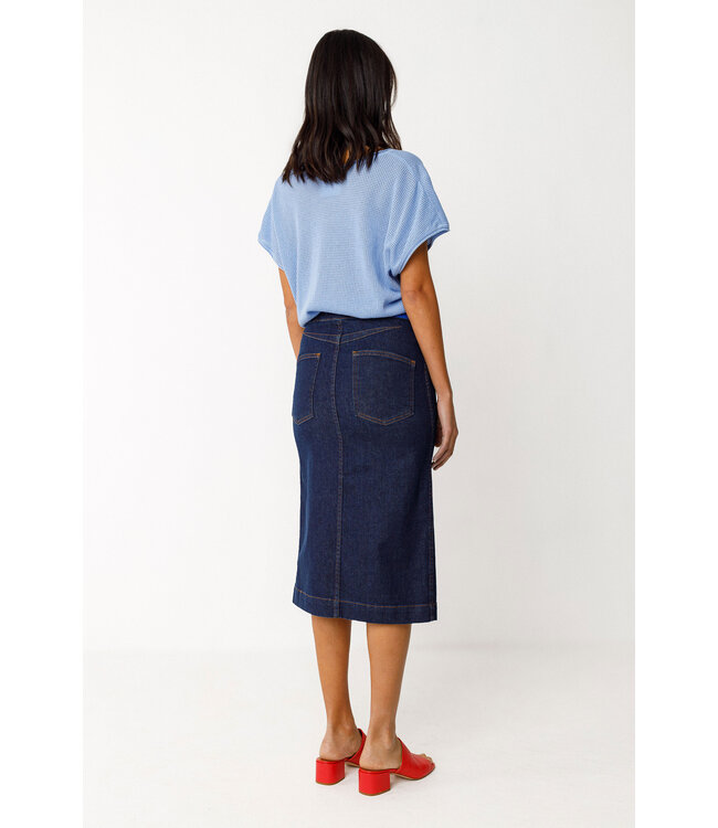 SKFK •• ZELIA-GOTS T-SHIRT | Sky Blue