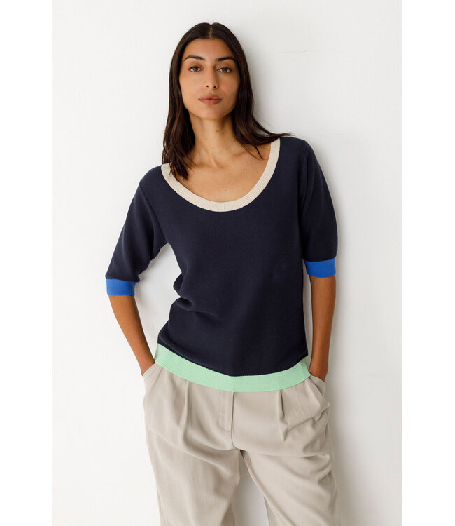 •• Top LARY Gots | Navy