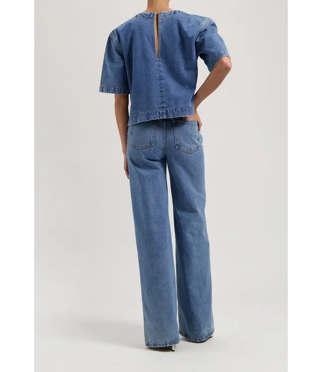 MUD Jeans •• Sara High Loose Flow - Medium Vintage Stone