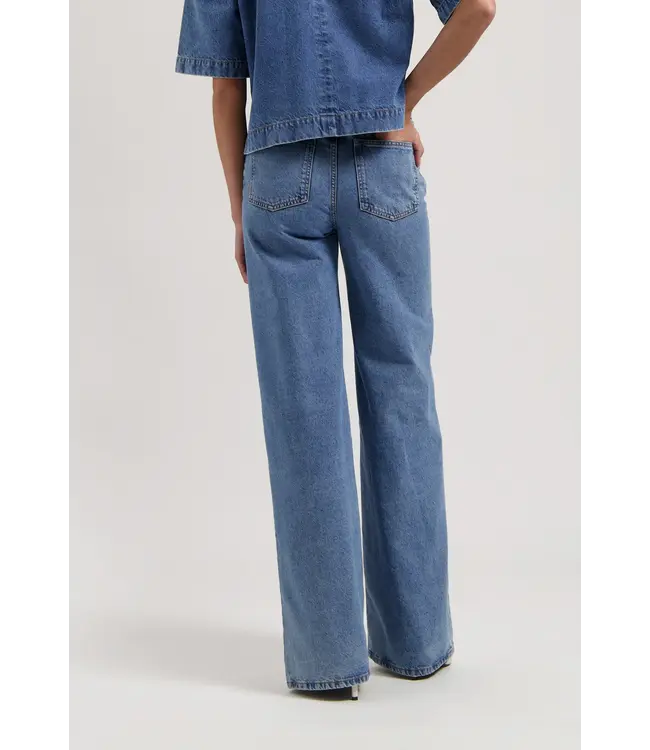 MUD Jeans •• Sara High Loose Flow - Medium Vintage Stone