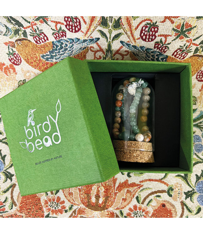 Hi-di-hi •• Birdy Beads | Silver, stone