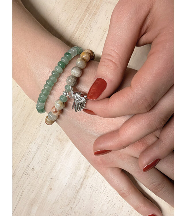 Hi-di-hi •• Birdy Beads | Silver, stone