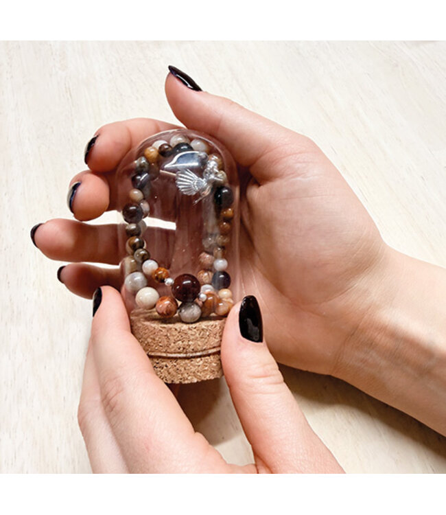 Hi-di-hi •• Birdy Beads | Silver, stone