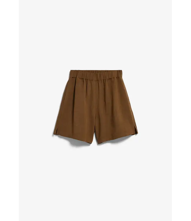 ARMEDANGELS •• linen blend pull on short | dried palm