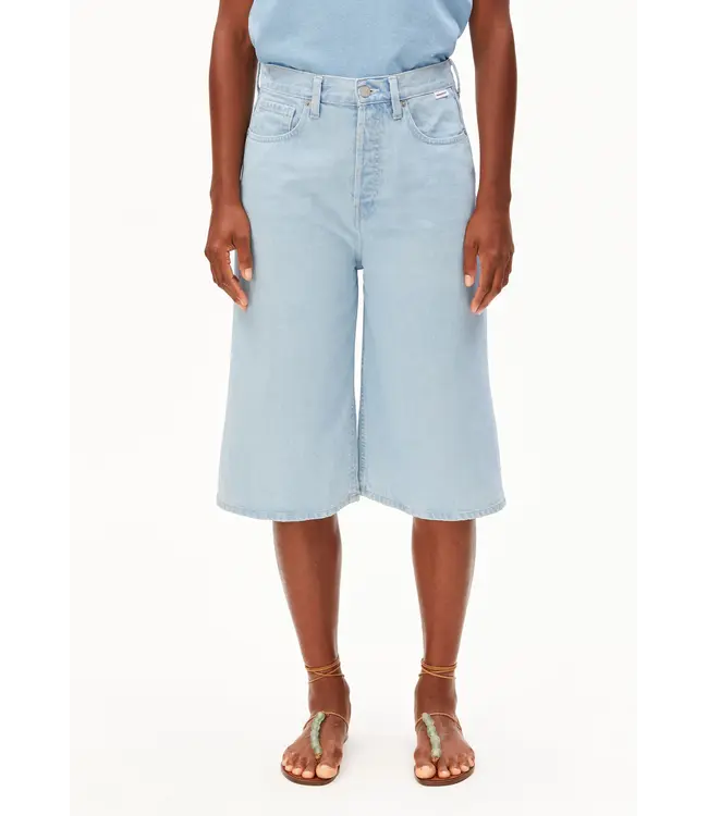 ARMEDANGELS •• city denim high waist short | barrea