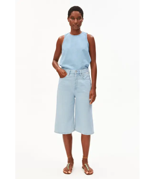 ARMEDANGELS •• city denim high waist short | barrea