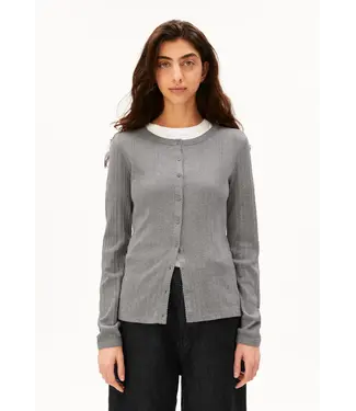 ARMEDANGELS •• Pointelle vest | Silver melange