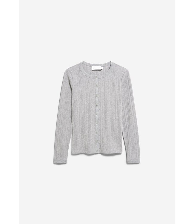 ARMEDANGELS •• pointelle vest | silver melange