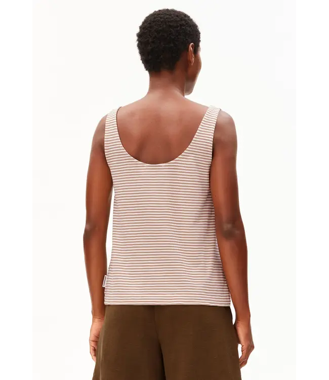 ARMEDANGELS •• minaami lita top | oatmilk-cinnamon dust