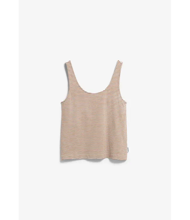 ARMEDANGELS •• minaami lita top | oatmilk-cinnamon dust