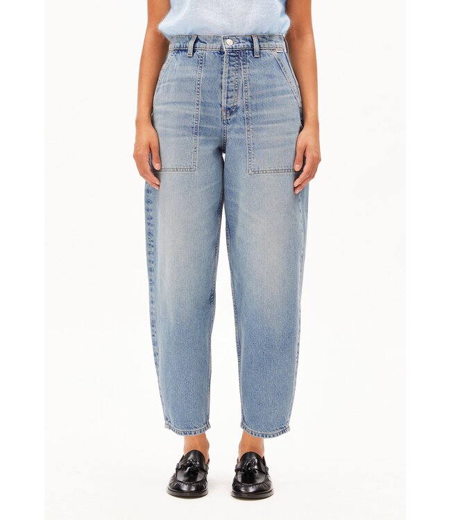 ARMEDANGELS •• baarly high worker barrel jeans | andromedar