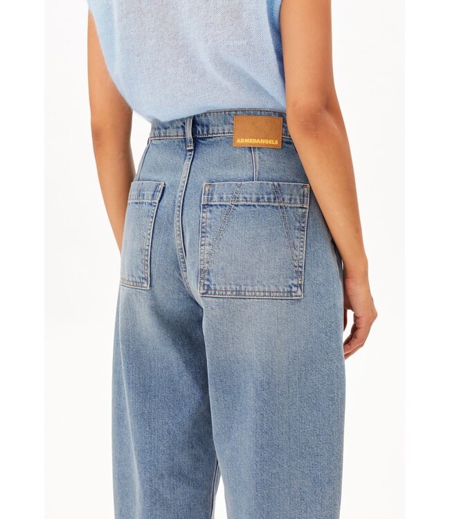 ARMEDANGELS •• baarly high worker barrel jeans | andromedar